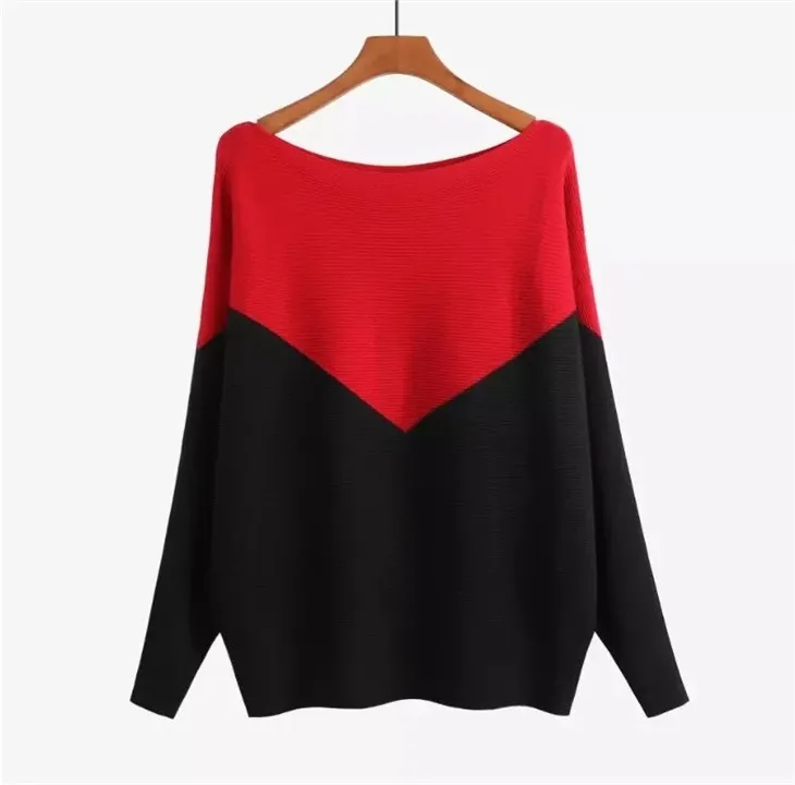 Women's Colorblock Pullover Sweater