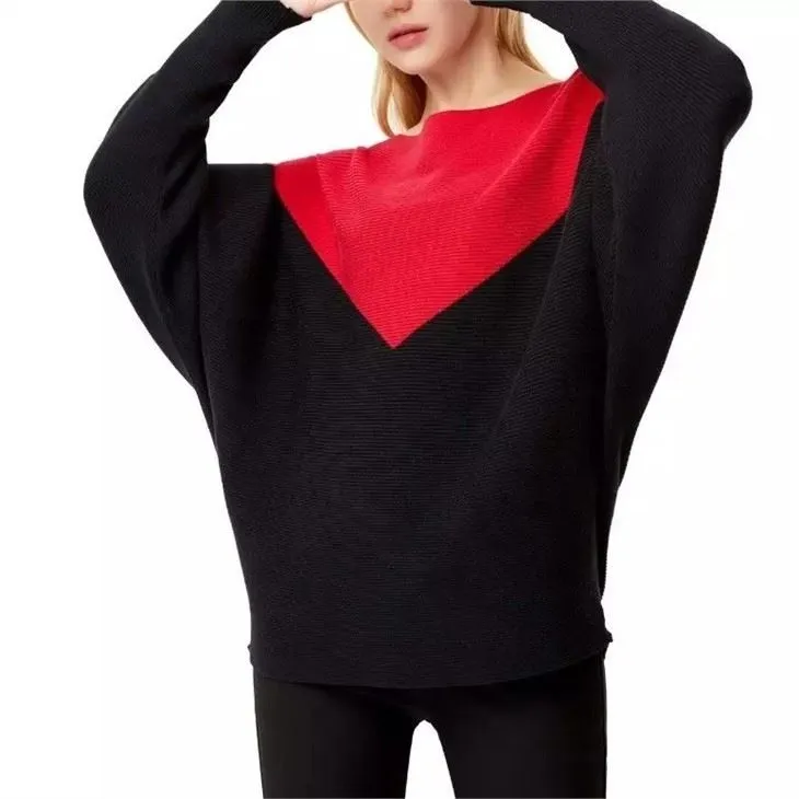 Women's Colorblock Pullover Sweater