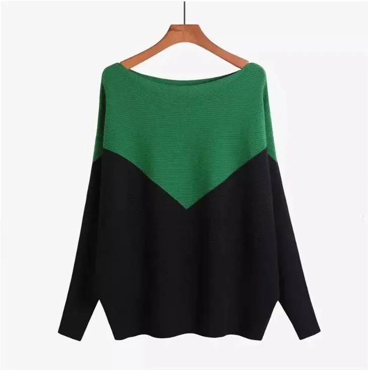 Women's Colorblock Pullover Sweater