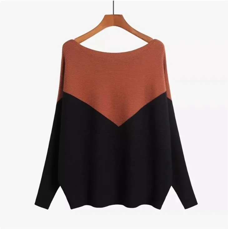 Women's Colorblock Pullover Sweater